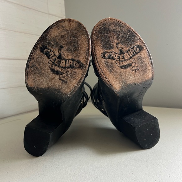 Freebird by Steven Bond Sandal Black whitewash Size 9 - Picture 5 of 10